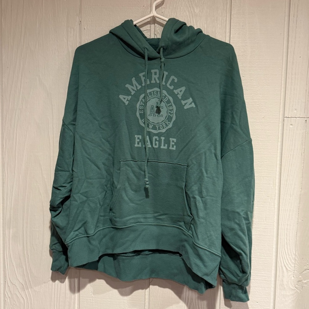 American Eagle Outfitters Green Hoodie